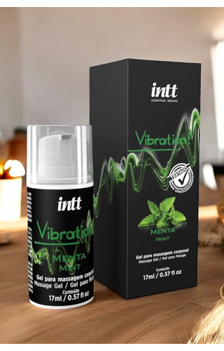 Vibration Gel Excitante Que Vibra Sabor Menta 17Ml Intt