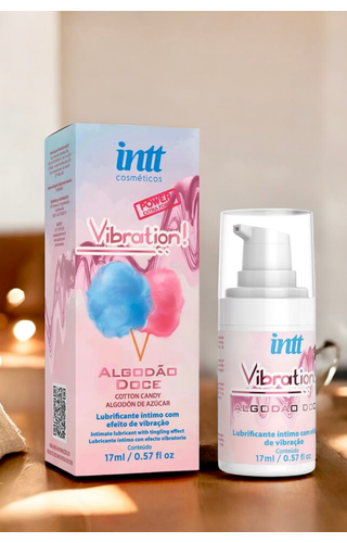 VIBRATION GEL EXCITANTE QUE VIBRA ALGODÃO DOCE INTT