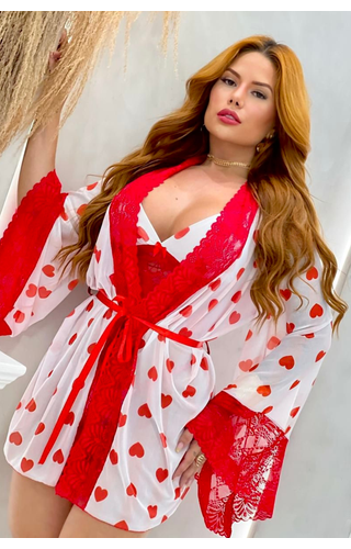 Robe Manga Longa Love