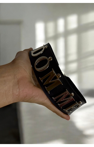 Coleira Domme com corrente