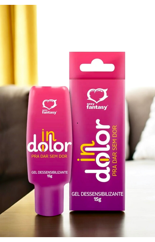 GEL ANESTÉSICO INDOLOR 15G SEXY FANTASY