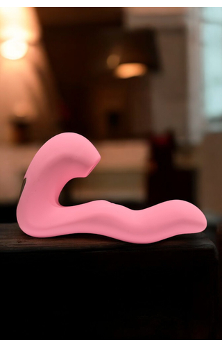 Lizzy Kiss Vibrador e Sugador 3 em 1 com Power Touch