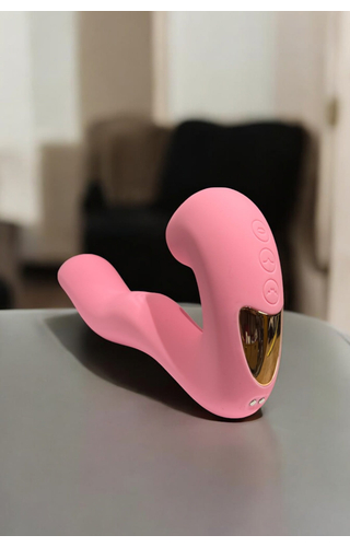 Lizzy Kiss Vibrador e Sugador 3 em 1 com Power Touch
