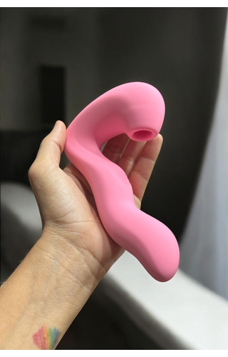 Lizzy Kiss Vibrador e Sugador 3 em 1 com Power Touch
