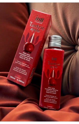 Óleo Tantric Apple Aroma Maçã Do Amor 130ml Intt