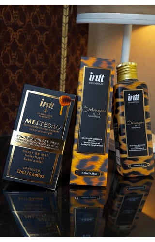 Kit Presente óleo de massagem e gel Excitante Pulse