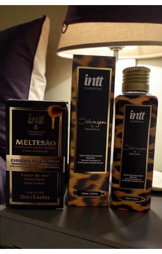 Kit Presente óleo de massagem e gel Excitante Pulse