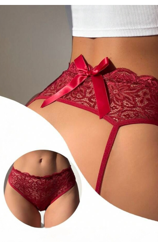 Calcinha de Renda aberta atrás Sara