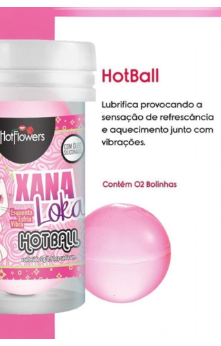 Kit Gel Sete Sensações Anal , Xana Loka Gel e Xana Loka Ball
