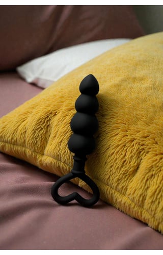 Plug anal com esferas 14,8 x 3,2cm
