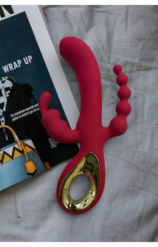 Vibrador Rabbit Tripla estimulação Eros 