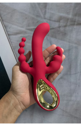 Vibrador Rabbit Tripla estimulação Eros 
