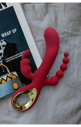 Vibrador Rabbit Tripla estimulação Eros 