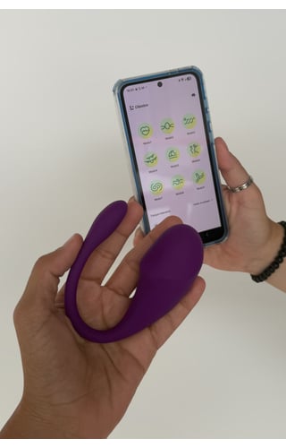 Vibrador Bullet para casal com app para celular Bump