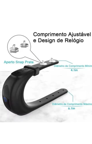 Anel Peniano com ajustável recarregável 