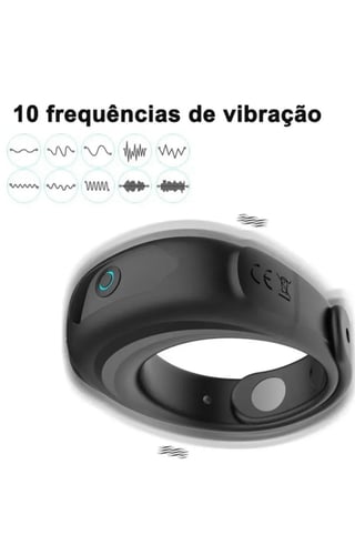 Anel Peniano com ajustável recarregável 