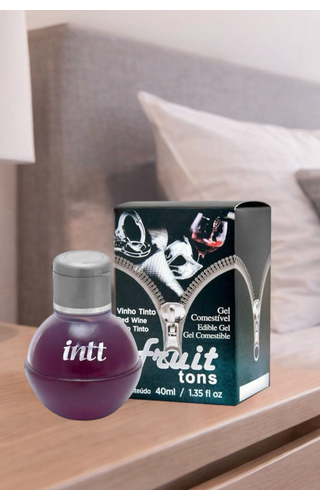 Fruit 50 Tons Gel Comestível Hot Vinho Tinto INTT