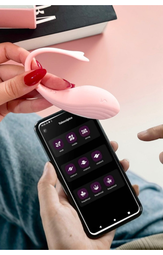 Vibrador formato Baleia com App para Celular