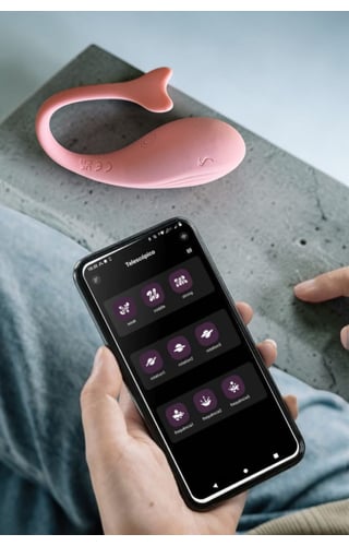Vibrador formato Baleia com App para Celular