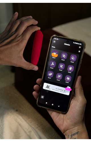 Vibrador bullet com app para celular 