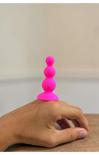 Plug Anal em Silicone 7 x 2cm 