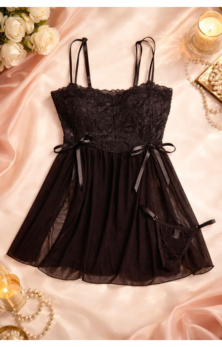 Camisola em Tule e renda Passion 