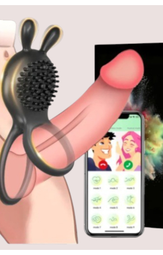 Anel Peniano Coelhinho com App para Celular