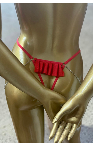 Calcinha taradinha com corrente