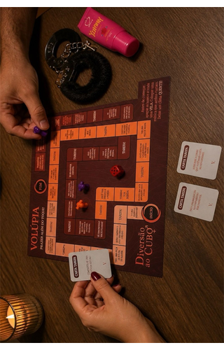 Jogo para casais de Tabuleiro + Kit Erótico 