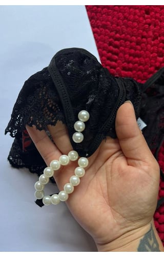 Calcinha Tailandesa com Pérolas Love 
