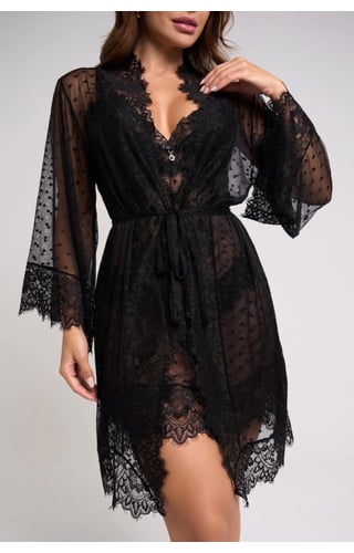Kit Robe E Camisola Luxo Romance