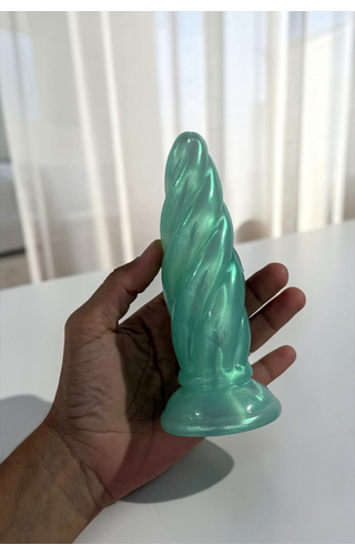 Plug Anal Massageador 16 x 4cm com Ventosa