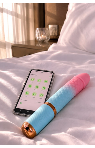 Vibrador com vai e vem e app para celular Lollipop