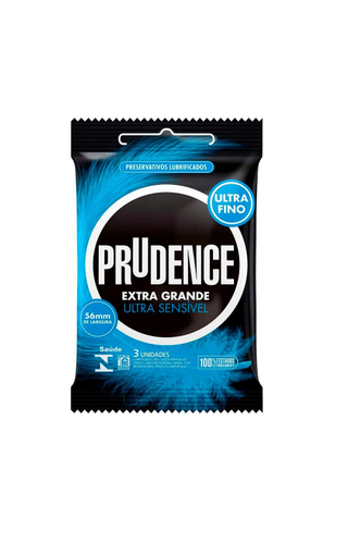 PRESERVATIVO EXTRA GRANDE E ULTRA SENSÍVEL 3 UND 