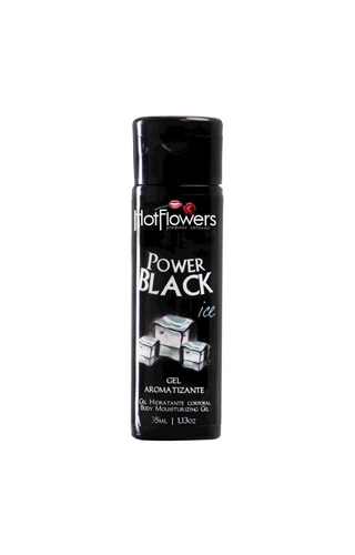 GEL POWER BLACK ICE PARA SEXO ORAL 35ML HOTFLOWERS