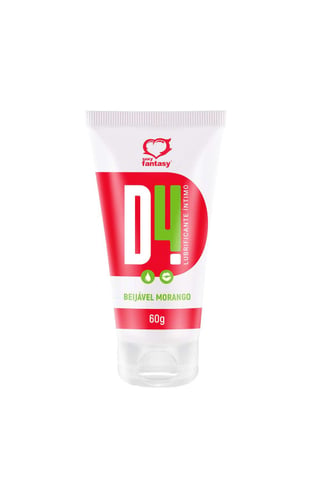 D4 LUBRIFICANTE BEIJÁVEL COM SABOR E AROMA 60G 