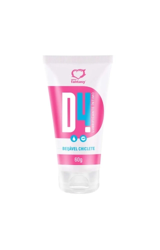 D4 LUBRIFICANTE BEIJÁVEL COM SABOR E AROMA 60G 