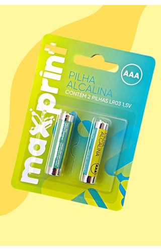 PILHA ALCALINA MAXPRINT AAA