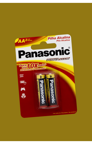 Pilha Alcalina Panasonic Ultra AA