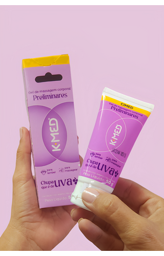 Chupa que é de UVA gel Preliminares comestível 50g