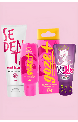 Kit Gel Sedenta estimulante, Kuloko e Goze+ 