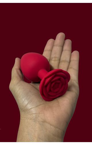Plug Anal Em Silicone Flower Tamanho G