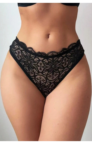 Calcinha de Renda aberta atrás Sara