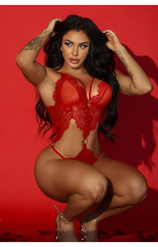 Body com Luvas Paixão Secreta 