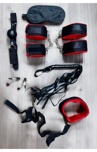 Kit Fetiche com 7 Itens Black Wolf