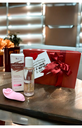 Kit Conectados com Vibro de Calcinha e óleo de Massagem