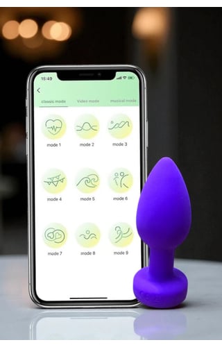 Plug Anal Vibrador com App para Celular YouVibe