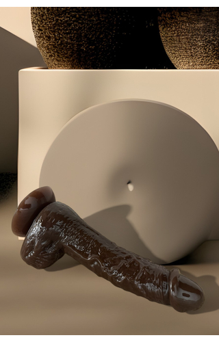 PÊNIS EM SILICONE COM VENTOSA 17 X 4CM