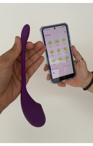 Vibrador Bullet para casal com app para celular Bump
