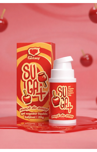 Gel Vibrador Sugador Liquido Suga+ Maça do Amor